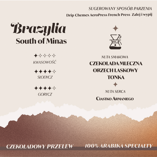 BRAZYLIA SOUTH OD MINAS Palarnia kawy Focusy kawa specialty Warszawa Wilanów Sylwia Rachfalska arabika alternatywy drip chemex