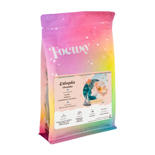 ETIOPIA OROMIA YIRGACHEFFE WASHED Palarnia kawy Focusy kawa specialty Warszawa Wilanów Sylwia Rachfalska arabika robusta ziarno kawy ekspres cappuccino alternatywy drip chemex