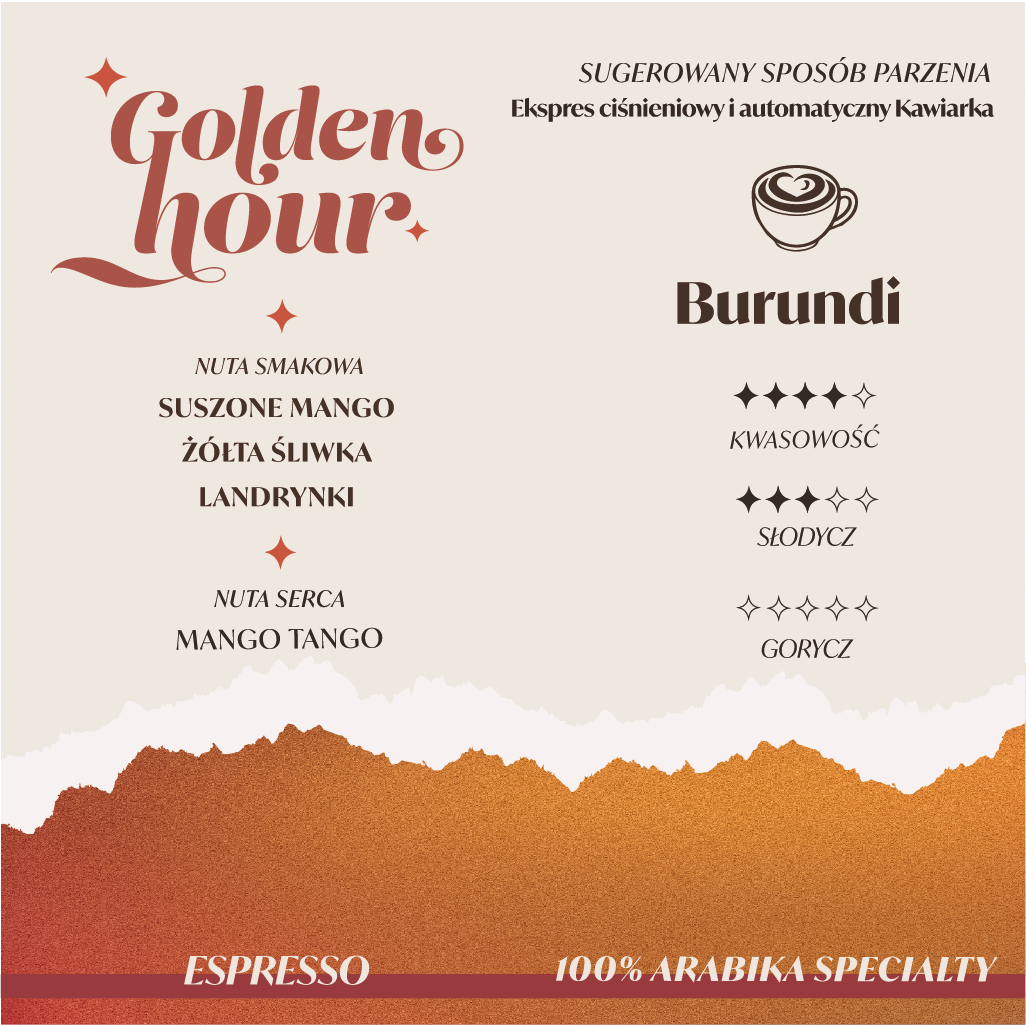 GOLDEN HOUR ✦ orzeźwiające i owocowe espresso