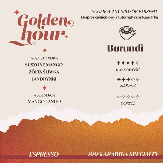 GOLDEN HOUR ✦ orzeźwiające i owocowe espresso