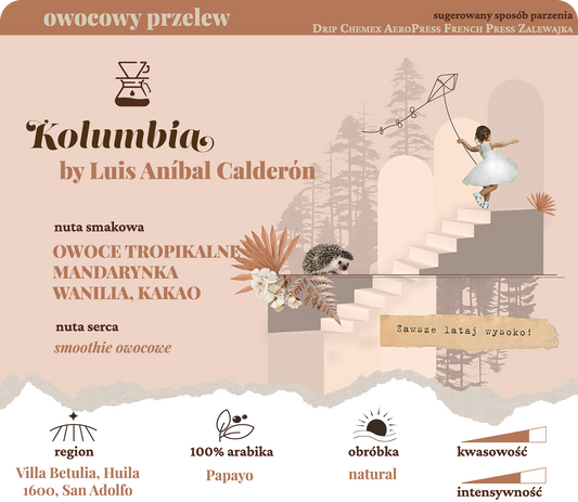 KOLUMBIA by Luis Anibal Calderón ✦ owocowy przelew
