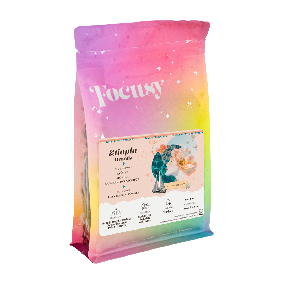 ETIOPIA OROMIA YIRGACHEFFE WASHED Palarnia kawy Focusy kawa specialty Warszawa Wilanów Sylwia Rachfalska arabika robusta ziarno kawy ekspres cappuccino alternatywy drip chemex 