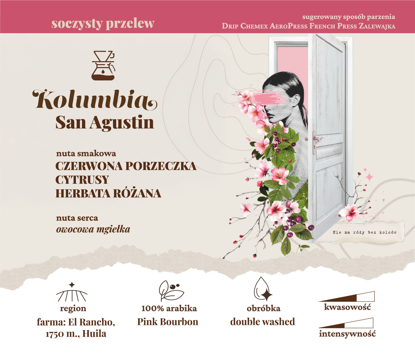 KOLUMBIA San Agustin ✦ soczysty przelew 250 g
