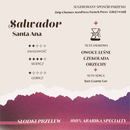 SALWADOR SANTA ANA ✦ słodki przelew