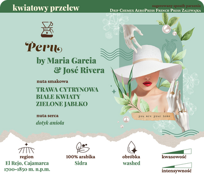 PERU by Maria Garcia & Jose Rivera ✦ kwiatowy przelew