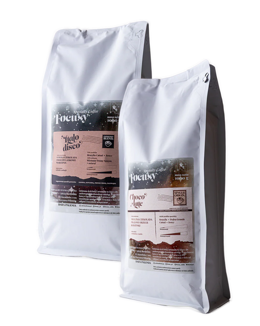 ZESTAW KLASYK  BEZ KWASOWOŚCI ✦ Chocolatte + Italo Disco 2x1 kg