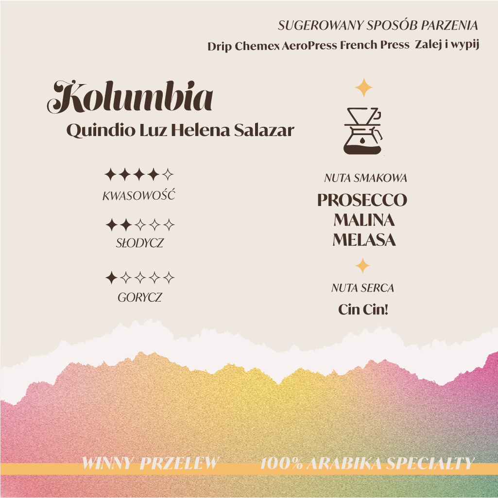 NOWOŚĆ! KOLUMBIA QUINDIO ✦ winny przelew