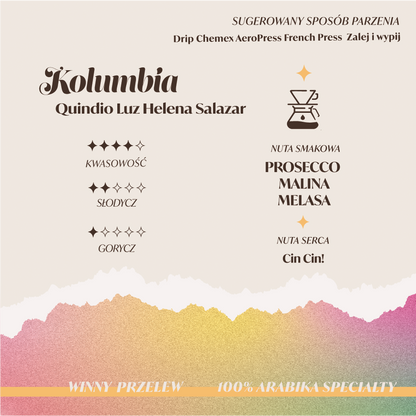 NOWOŚĆ! KOLUMBIA QUINDIO ✦ winny przelew