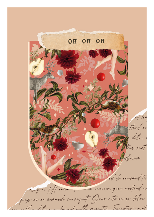 Kolaż cyfrowy z afirmacją  ✦  DWUSTRONNY