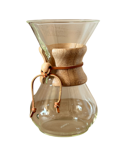Chemex ✦  designerski zaparzacz 600 ml kawy na raz