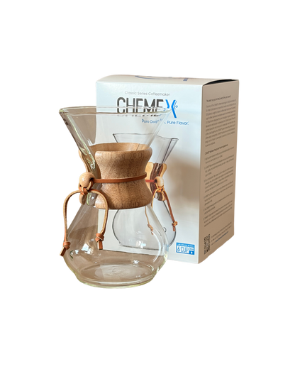Chemex ✦  designerski zaparzacz 600 ml kawy na raz