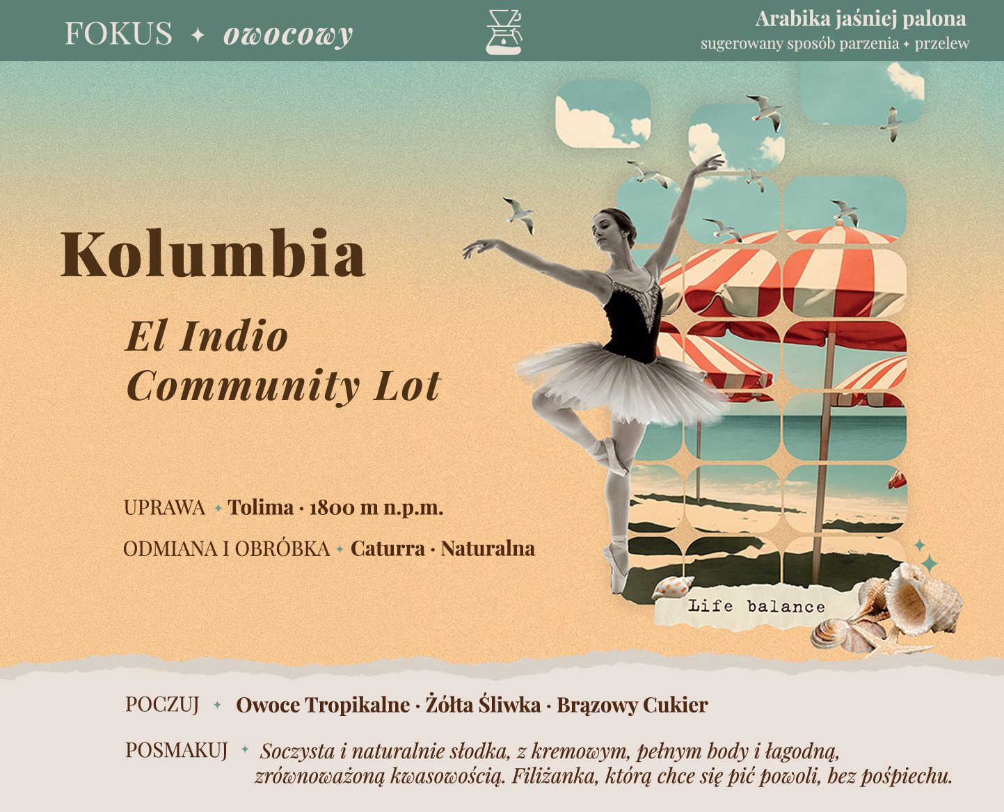 KOLUMBIA El Indio ✦ owocowy przelew 250/1000/30 g