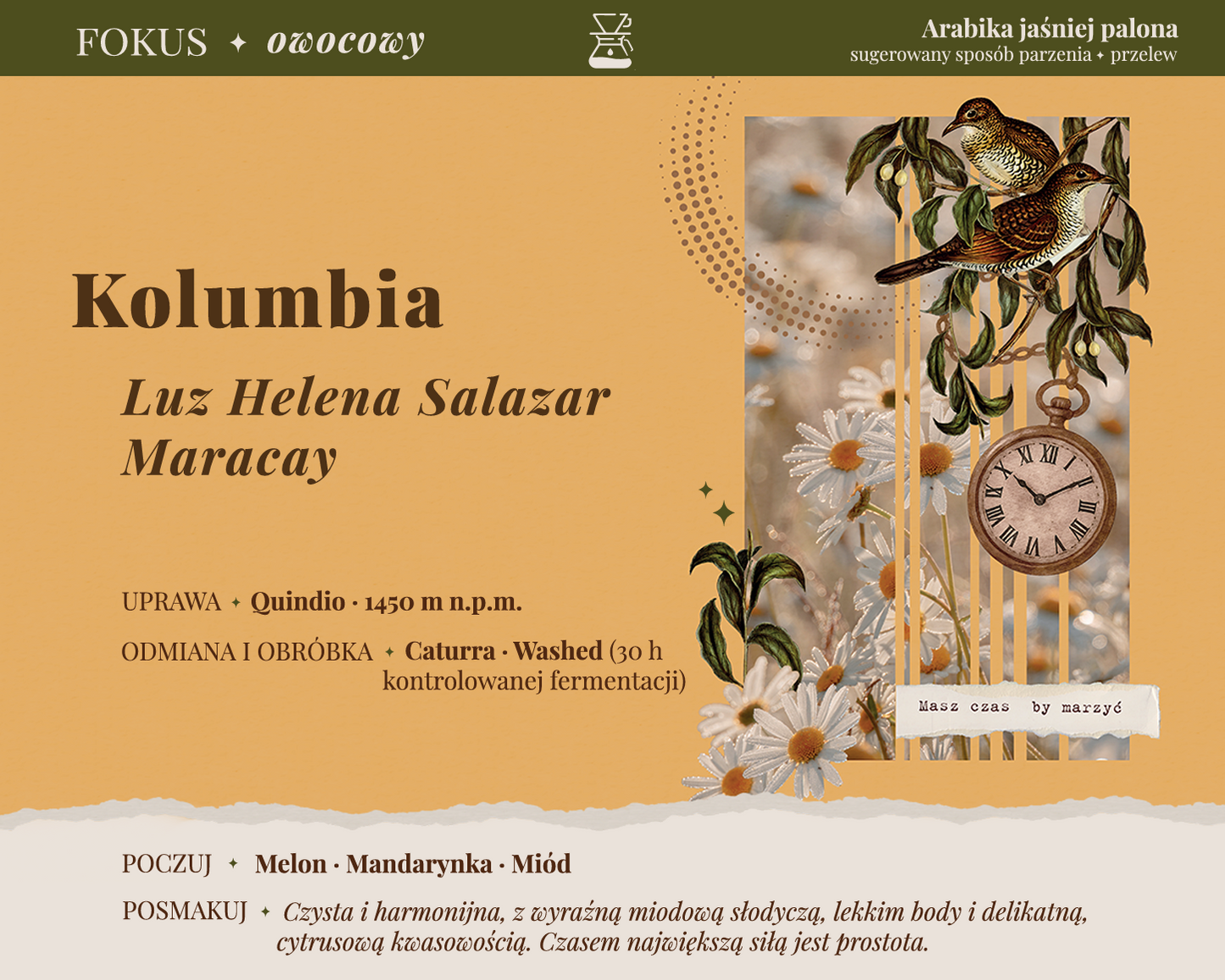 KOLUMBIA Luz Helena Salazar ✦ owocowy przelew 250/1000/30 g