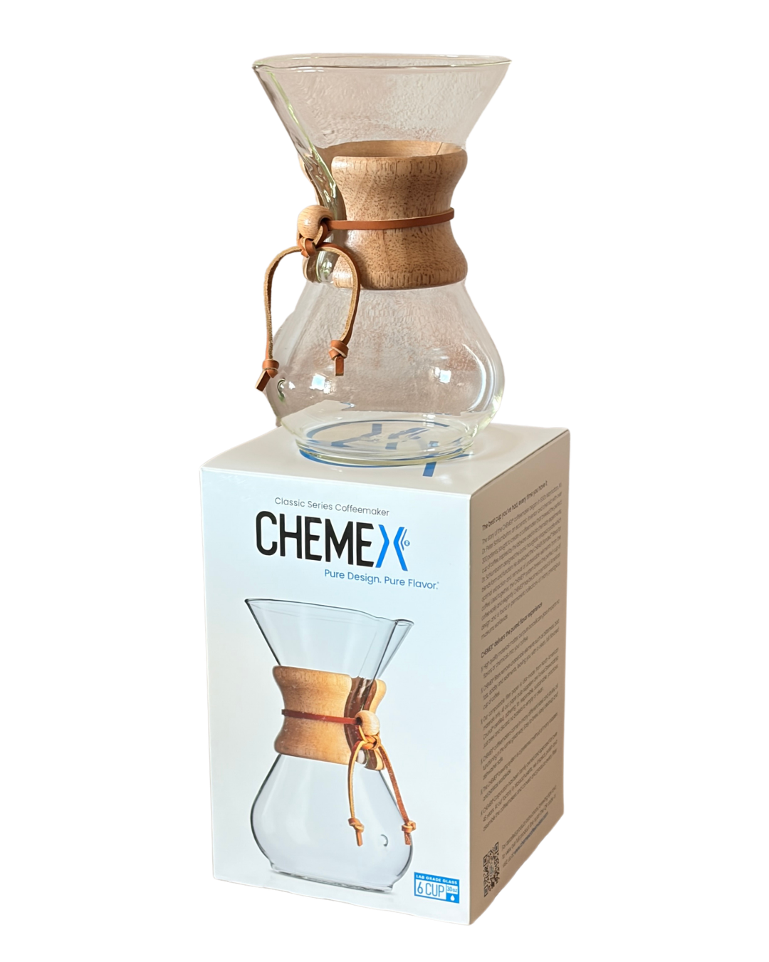 Chemex ✦  designerski zaparzacz 600 ml kawy na raz