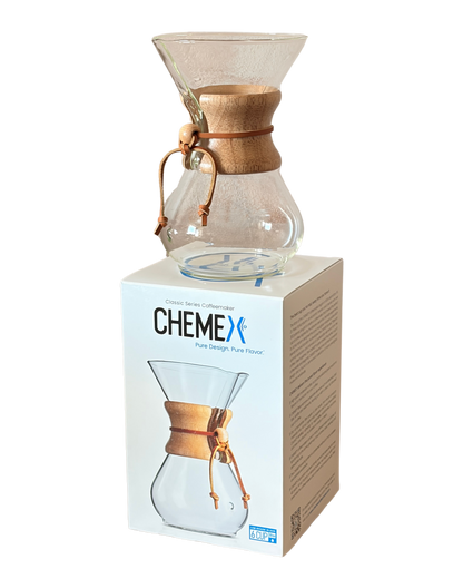 Chemex ✦  designerski zaparzacz 600 ml kawy na raz