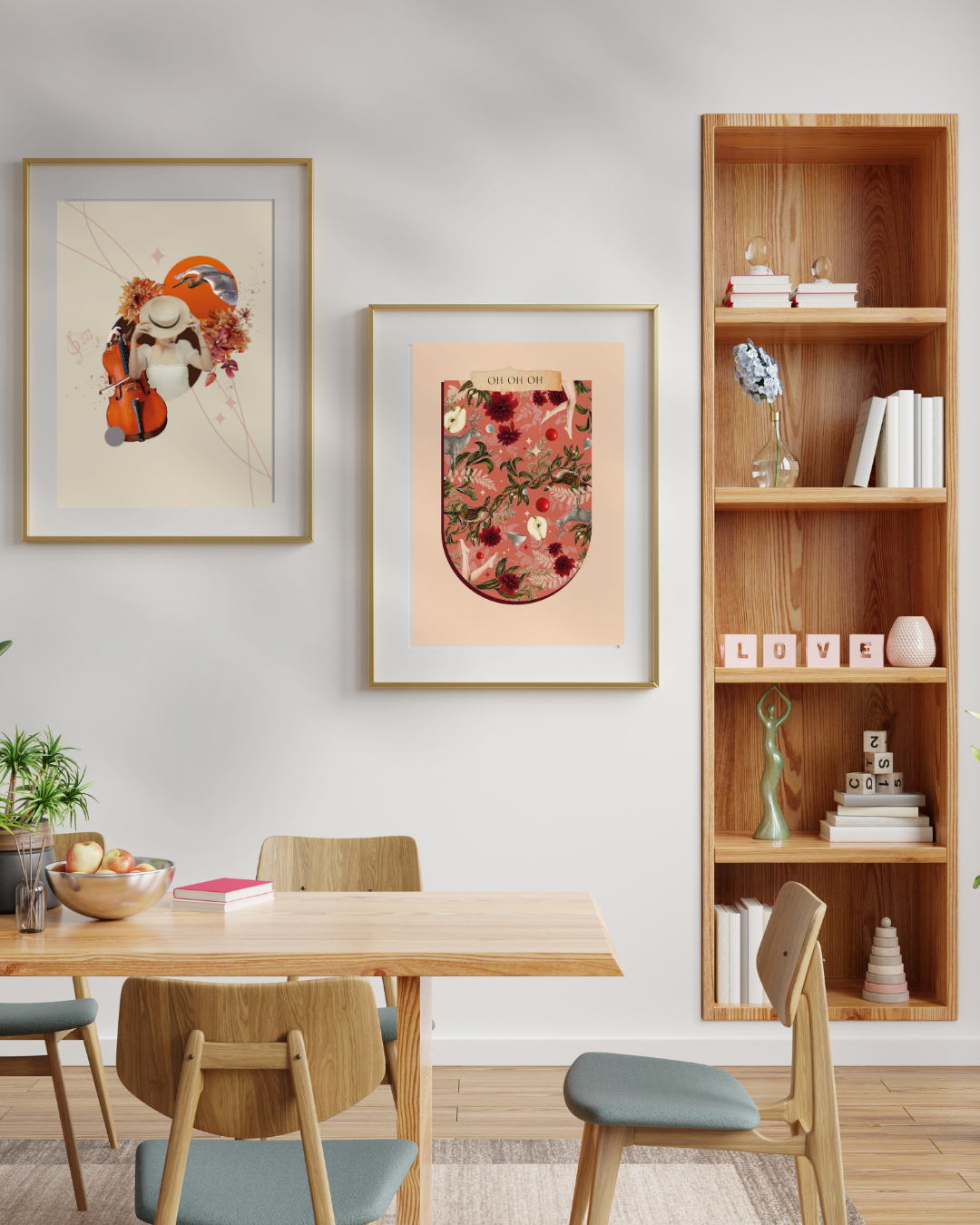 Kolaż cyfrowy z afirmacją  ✦  CZAPLA