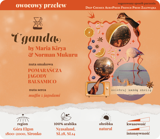 UGANDA by Maria Kirya & Norman Mukuru ✦owocowy przelew