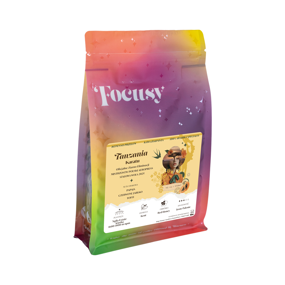 TANZANIA KONESSO RED HONEY KARATU  Palarnia kawy Focusy kawa specialty Warszawa Wilanów Sylwia Rachfalska arabika robusta ziarno kawy ekspres cappuccino alternatywy drip chemex