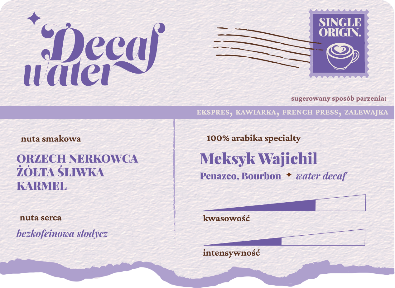 Decaf Water ✦ espresso bez kofeiny 250 g