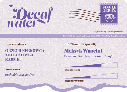 Decaf Water ✦ espresso bez kofeiny 250 g