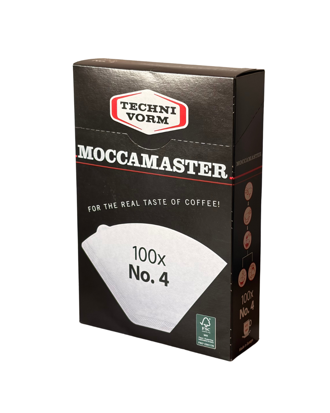 Filtry papierowe Moccamaster 4 / Clever