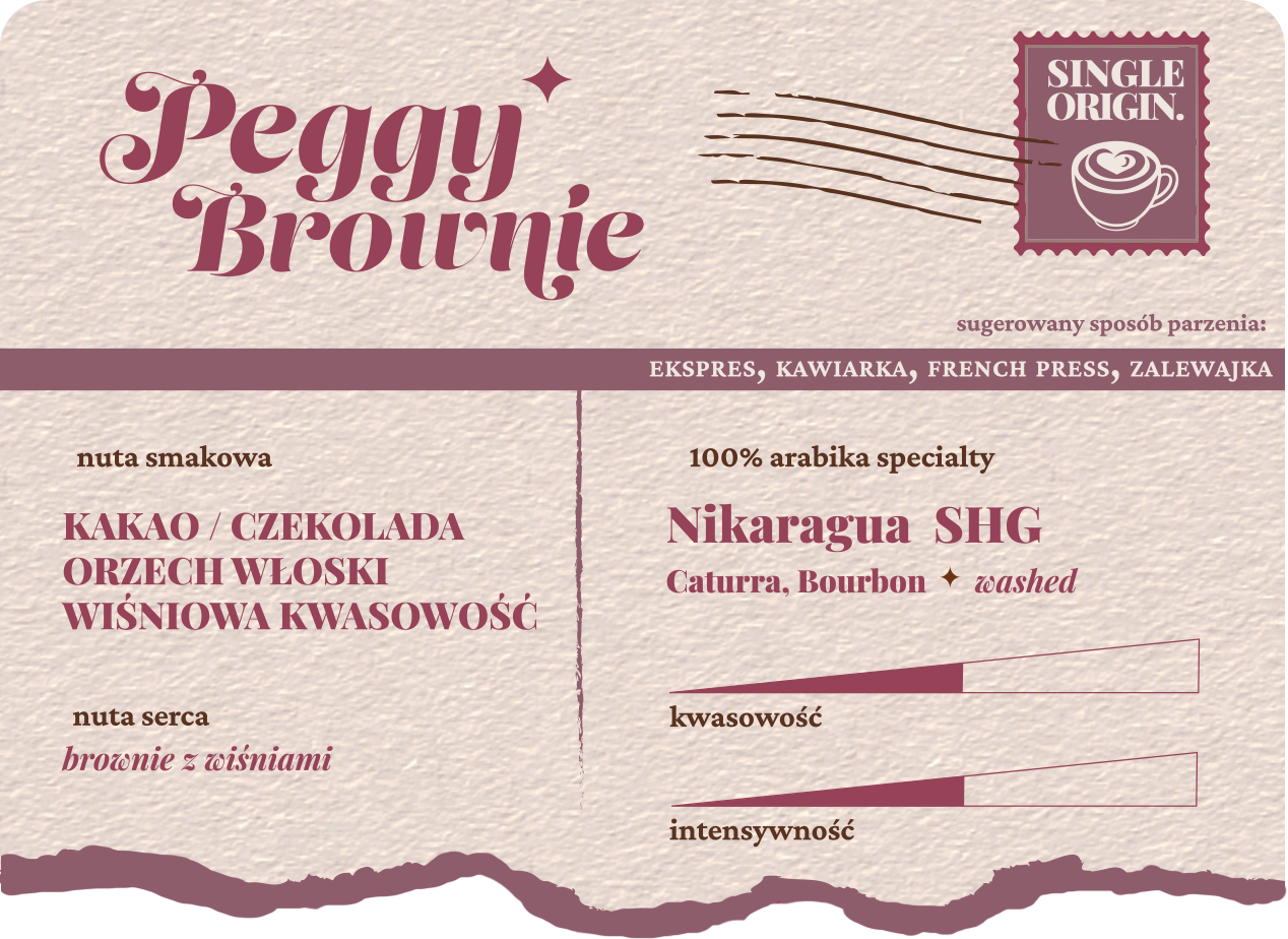 PEGGY BROWNIE ✦ deserowe espresso 250 g